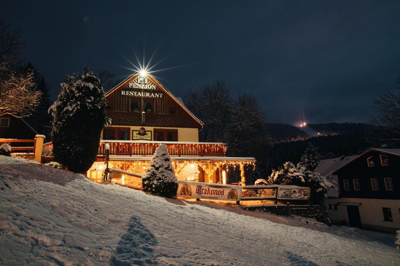 Pension & Restaurant Krakonos Harrachov Eksteriør billede