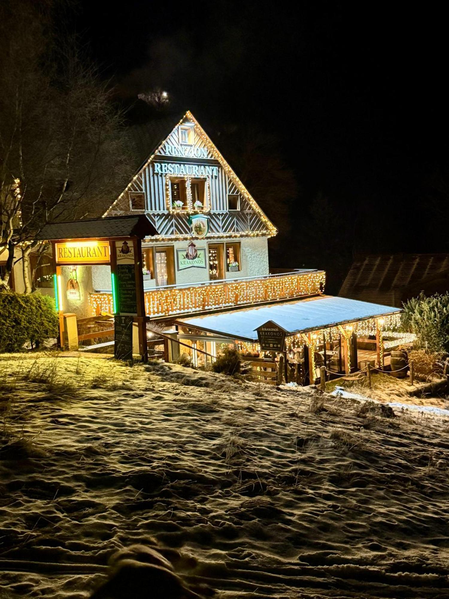 Pension & Restaurant Krakonos Harrachov Eksteriør billede